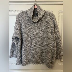 Eileen Fisher Wool Slub Turtleneck